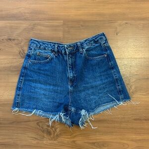 Topshop denim shorts size 6